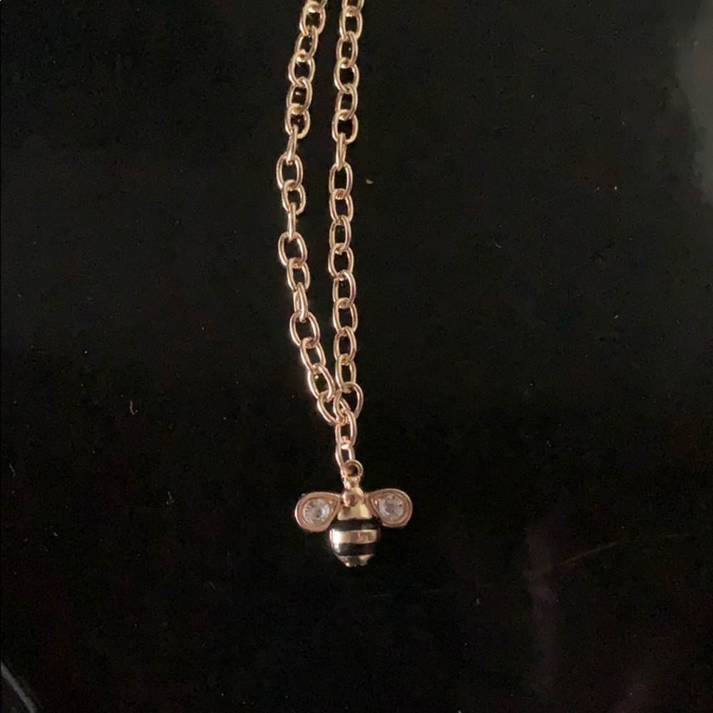 Hand made bee necklace